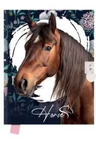 Pamiętnik z kłódką 80 kartek Horse