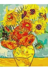 Malowanie po numerach - Słoneczniki Van Gogh