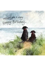 Karnet Urodziny AC788 Psy na wydmach