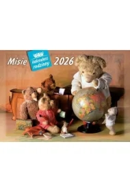 Kalendarz 2026 rodzinny Misie