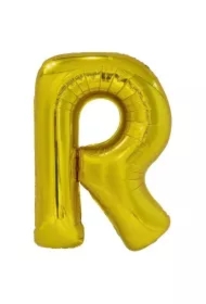 Balon foliowy litera R złota