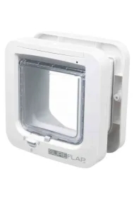 Drzwi dla kota z systemem identyfikującym SureFlap 4-Way, białe, 21 x 21 cm