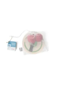 Drewniane paletki na rzep z piłką