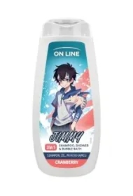 Szampon, żel, płyn do kąpieli Kids Jimmy 3w1 - Cranberry