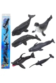 Zestaw mini figurek zwierzęta morskie 6-8cm 6 el.