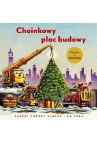 Choinkowy plac budowy. Książka z okienkami