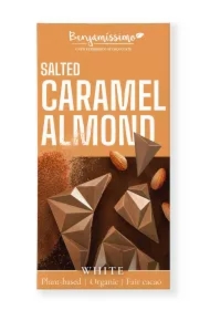 Tabliczka kakaowa słony karmel - migdały