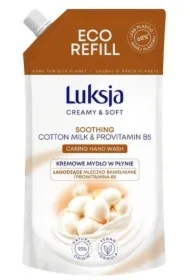 Łagodzące kemowe mydło w płynie Mleczko Bawełniane i Prowitamina B5 Creamy &amp; Soft