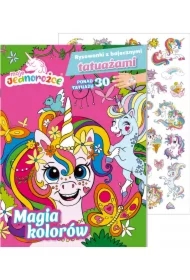 Moje Jednorozce. Rysowanki z bajecznymi tatuażami. Magia kolorów