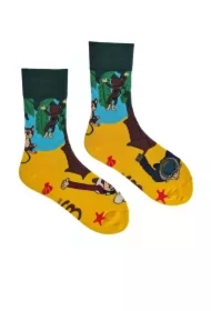 Skarpetki wysokie Bananowy Kraj Baltazar Gąbka 43-46