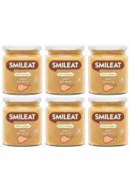 Słoiczek z ekologicznym kurczakiem i ryżem dla niemowląt po 6 miesiącu Zestaw