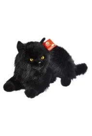 Fluffy Fam kot czarny 24cm 1/12