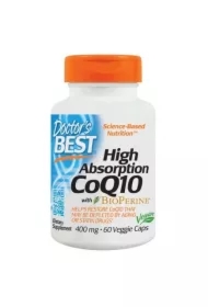 Koenzym Q10 400 mg i Piperyna BioPerine - Vegan Suplement diety