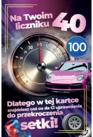 Karnet Prawo Jazdy 40 urodziny damskie