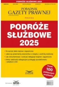 Podróże służbowe 2025 Podatki 6/2024