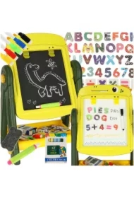 Tablica magnetyczna suchościeralna kreatywna dwustronna dinozaur