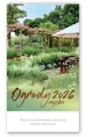 Kalendarz 2026 reklamowy Ogrody rajskie