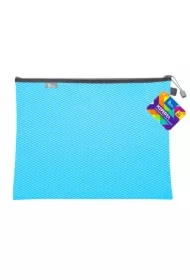 Koperta B4 z suwakiem metalalowym niebieska