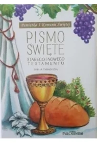 Biblia Tysiąclecia mała TW (komunia, winogrono)