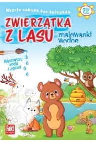 Zwierzątka z lasu. Malowanki wodne