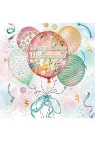 Karnet KW Urodziny - Bukiet Balonów