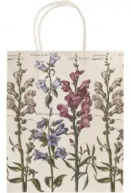 Torebka ozdobna A5 STBAG154 Niebieskie kwiaty