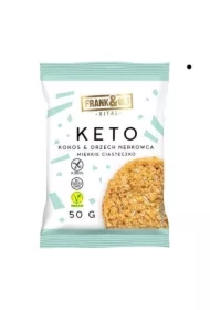 Keto miękkie ciasteczko kokos & orzech nerkowca .