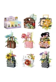  Klocki kwiaty w torebce 484 elementy MIX