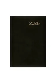 Kalendarz 2026 książkowy A5 dzienny czarny SK2