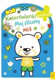 Kolorowanka z wykrojnikiem. Mój śliczny miś