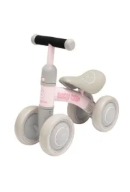 Rowerek biegowy czterokołowy Fruit pink