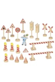 Zestaw znaków drogowych Policjant Ole