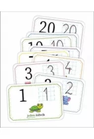 Fiszki - Cyfry 21 kart