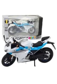 Motocykl metalowy ze światłem i dźwiękiem 1:12