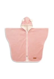 Ponczo samochodowe różowy plusz