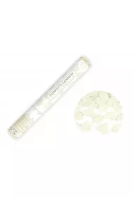 Tuba z płatkami róż krem 40cm