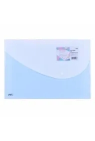 Teczka kopertowa na zatrzask PP Macaron nieb