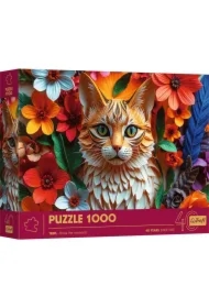 Puzzle 1000 el. Paper Art: Kot