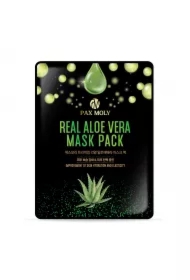 Maska do twarzy w płachcie nawilżająco-łagodząca z ekstraktem z aloesu