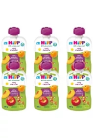 Mus owocowy po 6. miesiącu jabłka-mirabelki-brzoskwinie zestaw