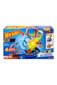Hot Wheels. Action Zestaw Poczwórna pętla kraks