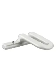 Wkładka pod kłódki do transporterów aluminiowych, 5 x 8 x 2 cm, srebrna