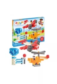  Klocki konstrukcyjne, Lotnisko, 142 el., 2+