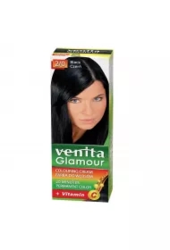 Glamour koloryzująca farba do włosów 2/0 Czerń