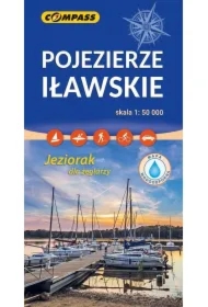 Mapa turystyczna - Pojezierze Iławskie laminowana