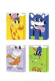 Torebka prezentowa L Zwierzaki