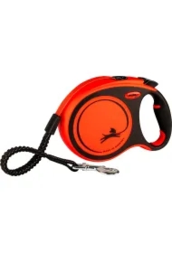 Xtreme, Smycz automatyczna dla psa, pomarańczowa, L, 8m, taśma