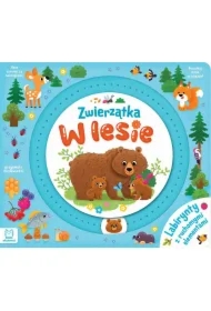 Zwierzątka w lesie. Labirynty z ruchomymi elemen.