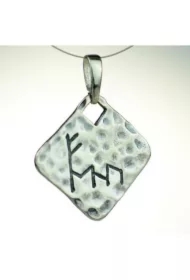 Talizman Obfitości Fehu, oksydowany