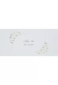 Karnet Ślub DL S48 Młodej Parze dużo szczęścia